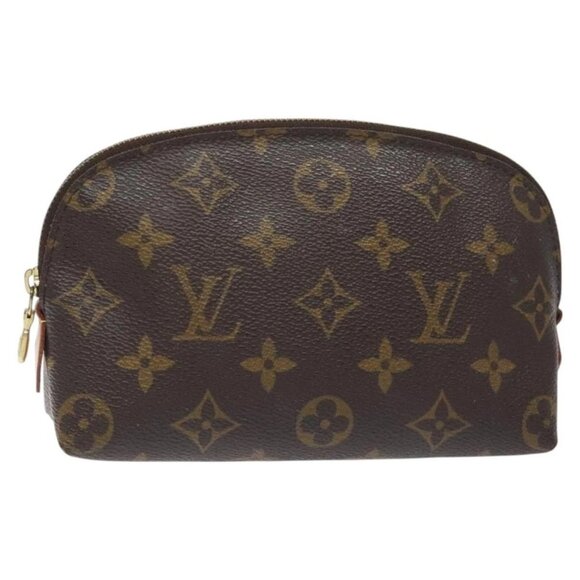 LOUIS VUITTON Monogram Pochette Cosmetic PM Pouch M43998 LV Auth SW1040 - Picture 1 of 16